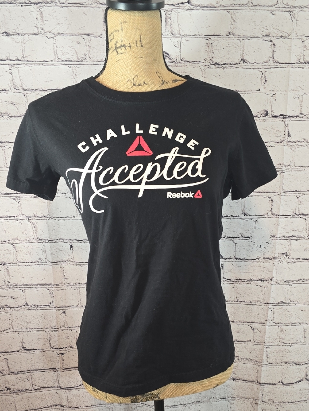 Reebok CrossFit 'Challenge Accepted' Graphic Tee - Black Size M